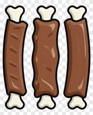 Cartoon Dog Bones PNG