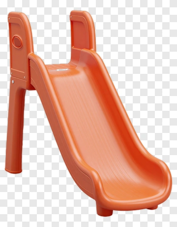 Orange Playground Slide PNG