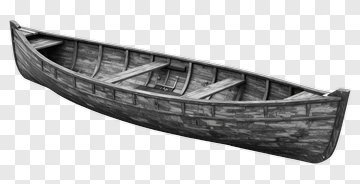 Wooden Canoe PNG