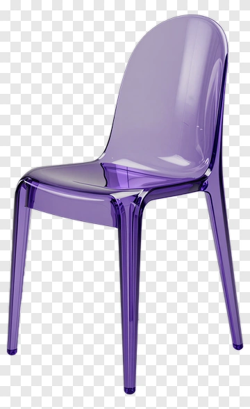 Transparent Purple Chair PNG