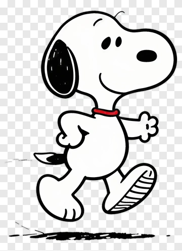 Cartoon Dog Walking PNG