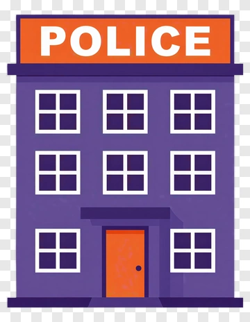 Police Station Building PNG