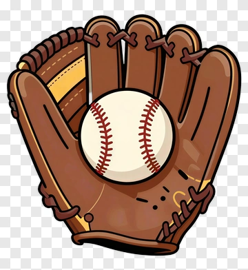 Baseball Glove With Ball PNG