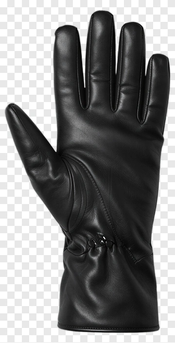 Black Leather Glove PNG