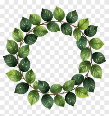 Leaf Wreath PNG