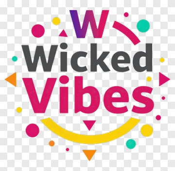 Wicked Vibes Logo Design PNG