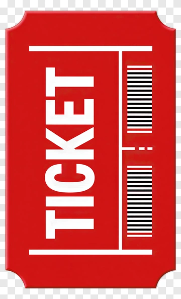 Red Ticket PNG