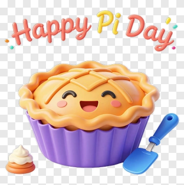 Happy Pi Day Pie PNG