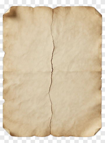Old Torn Parchment Paper PNG
