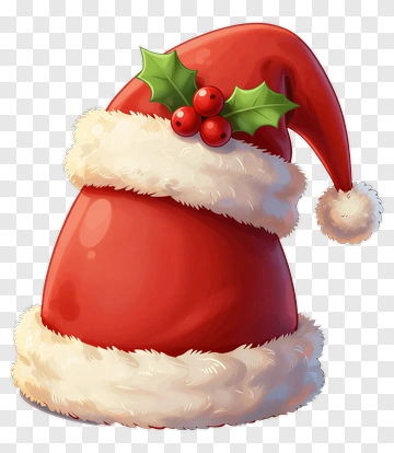 Cartoon Santa Hat PNG