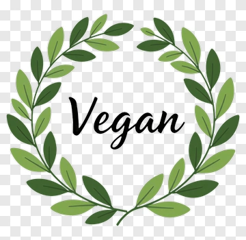 Vegan Leaf Wreath PNG
