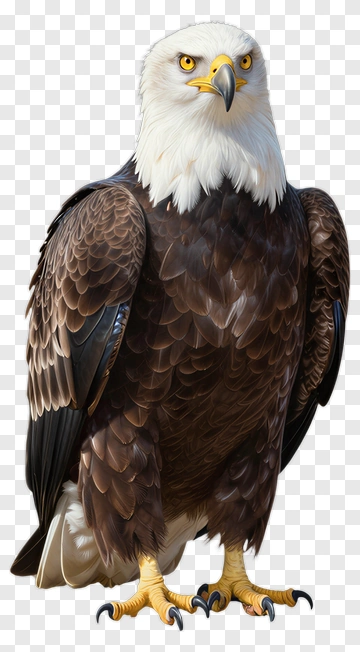 Realistic Bald Eagle PNG