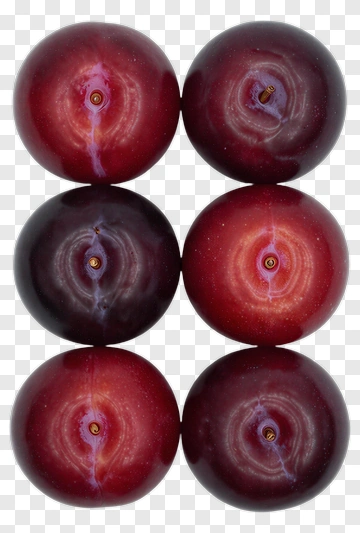 Fresh Red Plums PNG