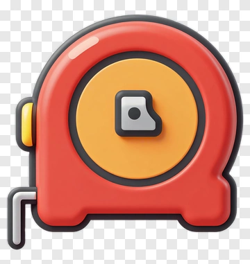 Cartoon Measuring Tape PNG