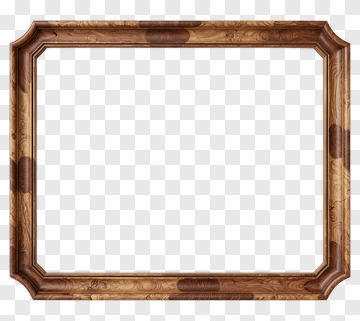 Wooden Picture Frame PNG