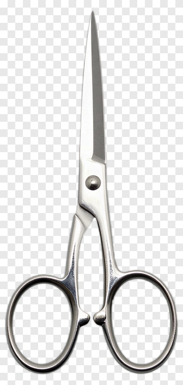 Silver Scissors PNG