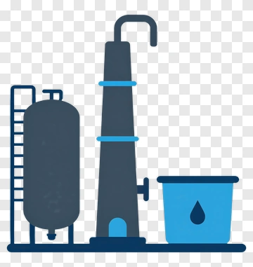 Industrial Water Distillation Equipment PNG