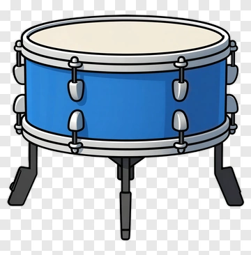 Blue Snare Drum PNG