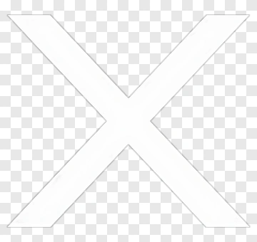 White X Shape PNG