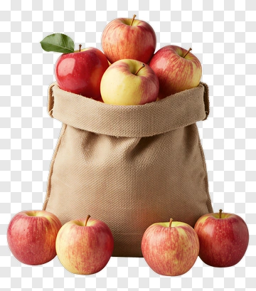 Bag Of Apples PNG