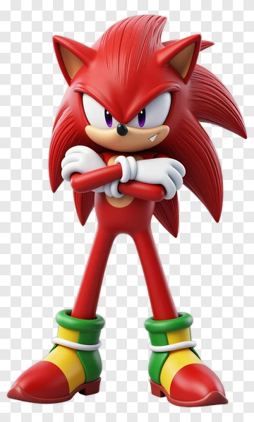 Cartoon Character With Spiky Red Hair PNG