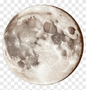 Full Moon In Night Sky PNG