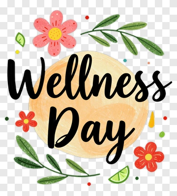 Wellness Day Illustration PNG
