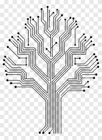Circuit Tree Design PNG
