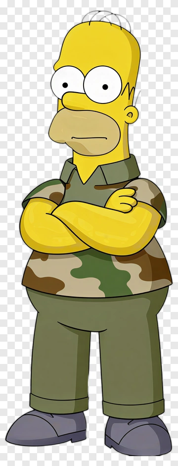 Cartoon Character With Arms Crossed PNG