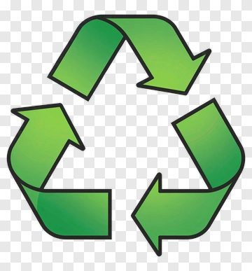Green Recycling Symbol PNG