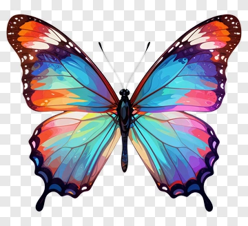 Colorful Butterfly PNG