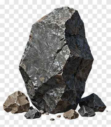 Rock Formation With Smaller Stones PNG