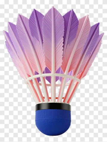 Colorful Badminton Shuttlecock PNG