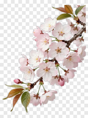 Cherry Blossom Branch PNG