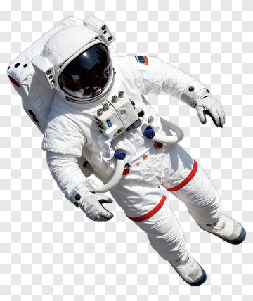 Astronaut Floating In Space PNG