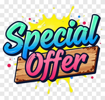 Colorful Special Offer Sign PNG