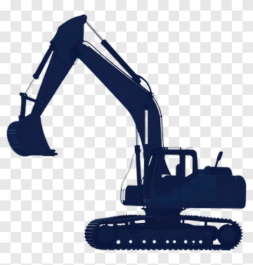Excavator Silhouette PNG