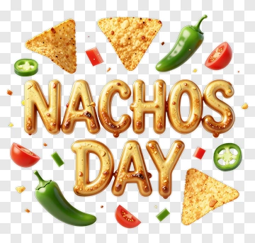 Nachos Day Celebration PNG