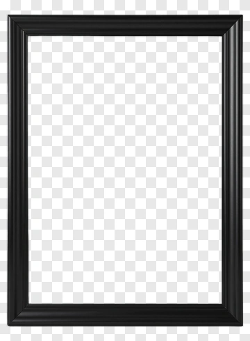 Black Picture Frame PNG