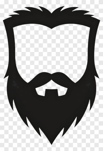 Black Beard Silhouette PNG