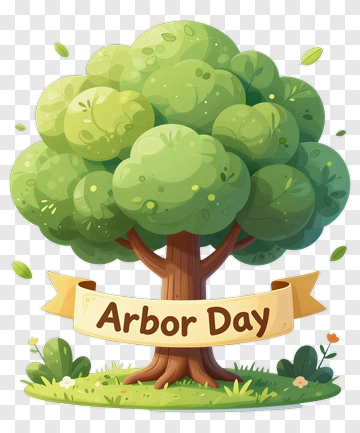 Colorful Tree For Arbor Day PNG