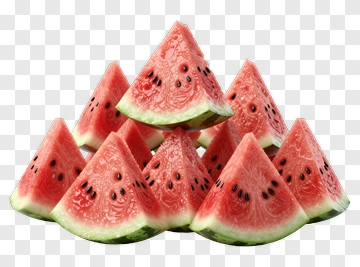 Stacked Watermelon Slices PNG