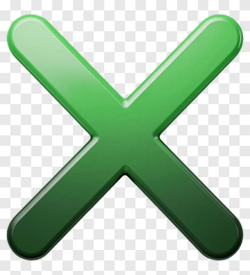 Green Close Icon PNG