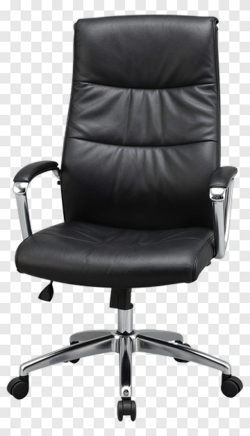 Black Office Chair PNG