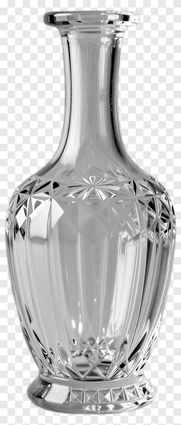 Crystal Glass Vase PNG