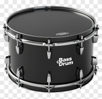 Black Bass Drum PNG