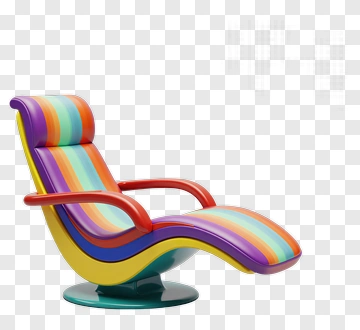 Colorful Lounge Chair PNG