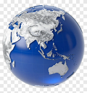 Globe Of Asia And Australia PNG