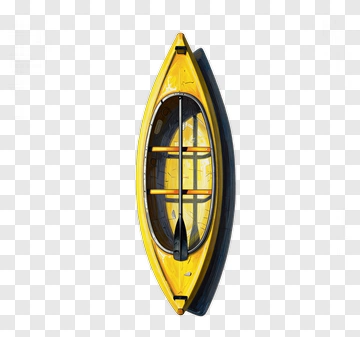 Yellow Kayak PNG