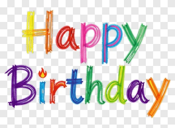 Happy Birthday Greeting PNG